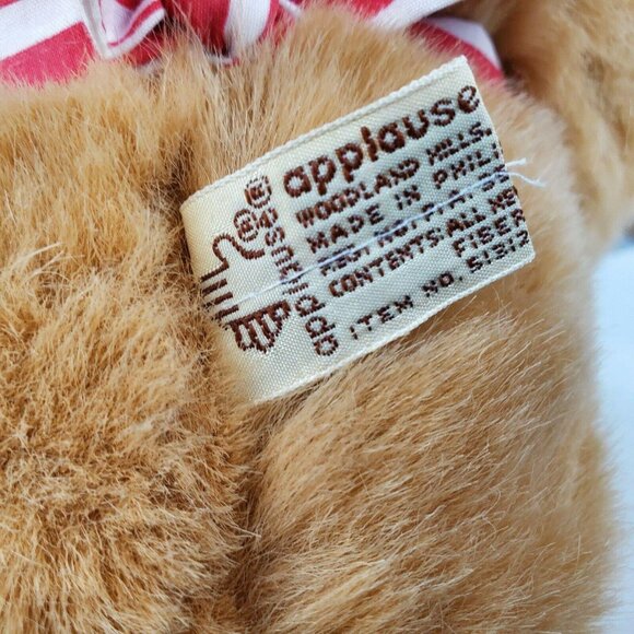 Vintage Applause Fabulous Baker Bear Spice 11 in Plush Christmas Cookie Cutter - Picture 10 of 12